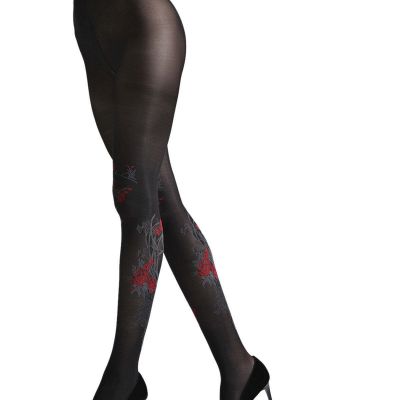 Nikko Floral Wave Opaque Tights